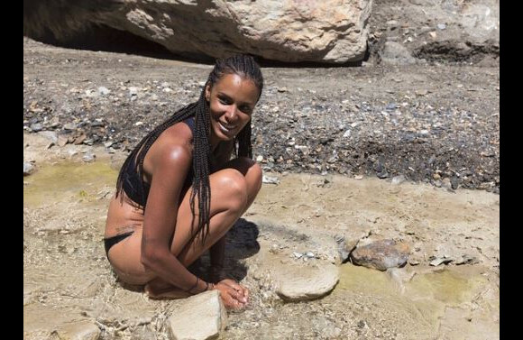 Shy'm sur le tournage de l'émission "A l'état sauvage" avec Mike Horn - Instagram, 01 juillet 2018