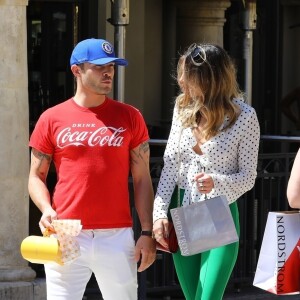 Exclusif - Ed Westwick et sa petite amie Jessica Serfaty ont déjeuné à West Hollywood Los Angeles, le 01 juin 2018