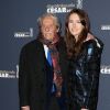 Jean Rochefort et sa fille Clémence - Photocall de la 40e cérémonie des César au théâtre du Châtelet à Paris. Le 20 février 2015