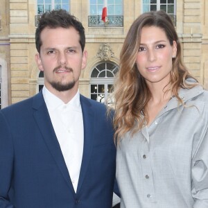 Juan Arbelaez et sa compagne Laury Thilleman (Miss France 2011) - Longines a organisé un Gala de charité en l'honneur de Steffi (Stefanie) Graf et de André Agassi avec les associations caritatives "Children for Tomorrow" et "The André Agassi Foundation for Education" au Musée Rodin à Paris avec qui la marque célèbre ses 10 ans de partenariat. Paris le 2 juin 2018 © Guirec Coadic/Bestimage