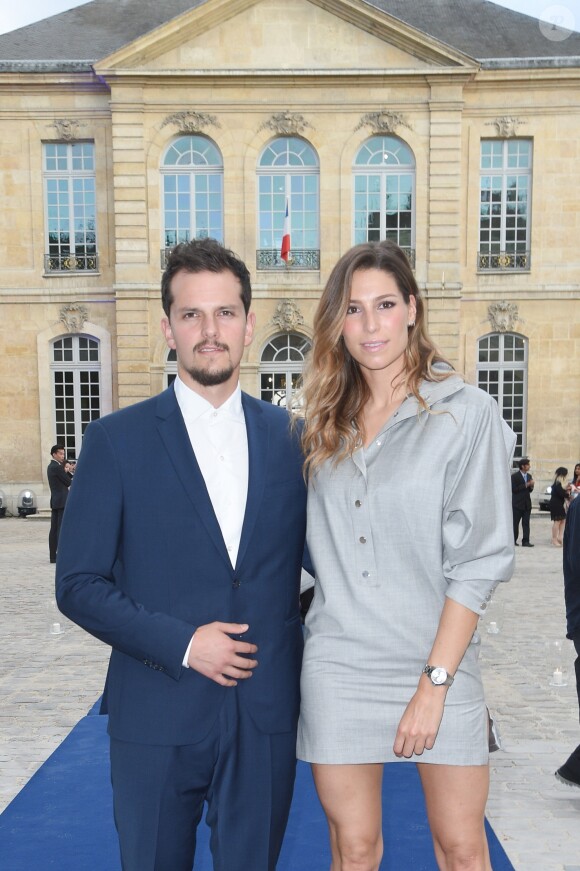 Juan Arbelaez et sa compagne Laury Thilleman (Miss France 2011) - Longines a organisé un Gala de charité en l'honneur de Steffi (Stefanie) Graf et de André Agassi avec les associations caritatives "Children for Tomorrow" et "The André Agassi Foundation for Education" au Musée Rodin à Paris avec qui la marque célèbre ses 10 ans de partenariat. Paris le 2 juin 2018 © Guirec Coadic/Bestimage