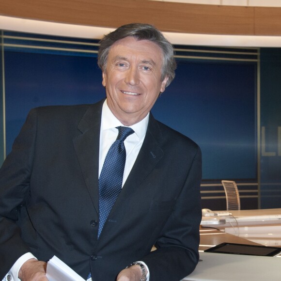 Exclusif - Jacques Legros sur le plateau du Journal de TF1 le 30 avril 2015