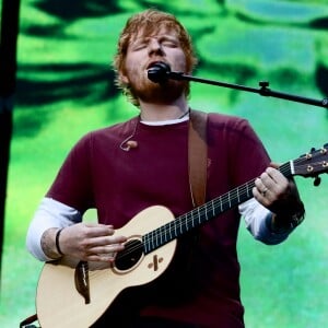 Ed Sheeran à son concert au Stade de France le 6 juillet 2018.