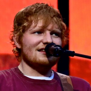 Ed Sheeran à son concert au Stade de France le 6 juillet 2018.