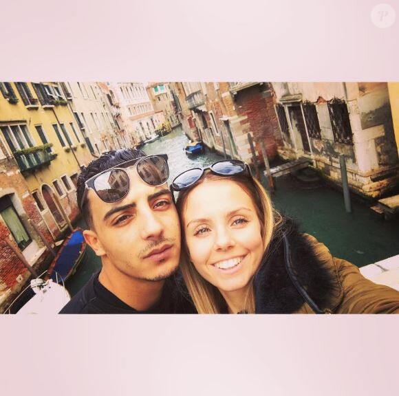 Anaïs de "Secret Story 10" et Benjamin en couple, à Venise, sur Instagram, décembre 2016
