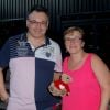 Exclusif - Olivier Plaza et sa femme Frédérica Adriano - Tournoi de karting dans le cadre de l'étape du coeur au profit de "Mécénat Chirurgie Cardiaque (MCC)" à l'autre usine à Cholet le 8 juillet 2018. © CVS/Bestimage