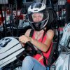Exclusif - Magali Le Floc'h - Tournoi de karting dans le cadre de l'étape du coeur au profit de "Mécénat Chirurgie Cardiaque (MCC)" à l'autre usine à Cholet le 8 juillet 2018. © CVS/Bestimage