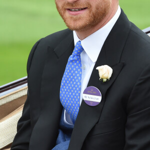 Le prince Harry, duc de Sussex - La famille royale d'Angleterre lors du Royal Ascot 2018 à l'hippodrome d'Ascot dans le Berkshire, le 20 juin 2018.