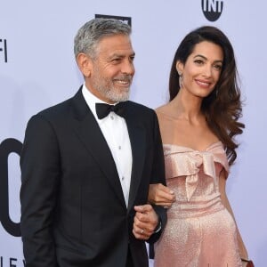 George Clooney et sa femme Amal Clooney - People à la soirée annuelle "AFI Life Achievement Award" à Los Angeles. Le 7 juin 2018 © Lisa O'Connor / Zuma Press / Bestimage