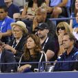 Thierry Henry, Andrea Rajacic, Hugh Jackman, Anna Wintour et Mirka Federer à l'US Open de New York en 2014.