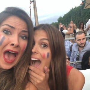 Iris Mittenaere à Paris pour regarder la demi-finale de la Coupe du monde 2018 - Instagram, 10 juillet 2018