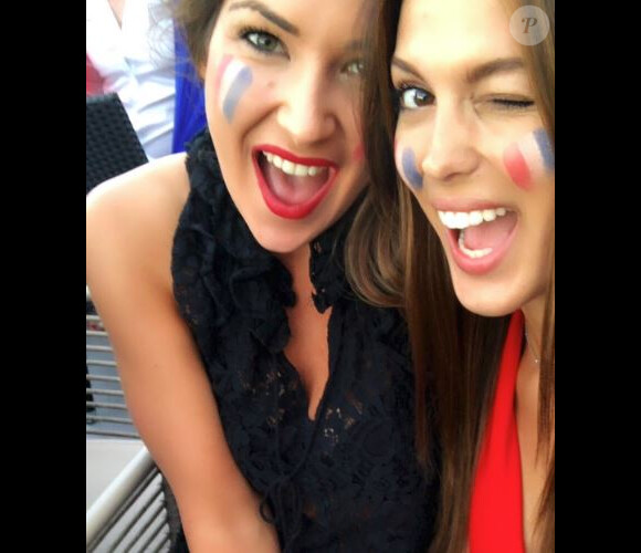 Iris Mittenaere à Paris pour regarder la demi-finale de la Coupe du monde 2018 - Instagram, 10 juillet 2018