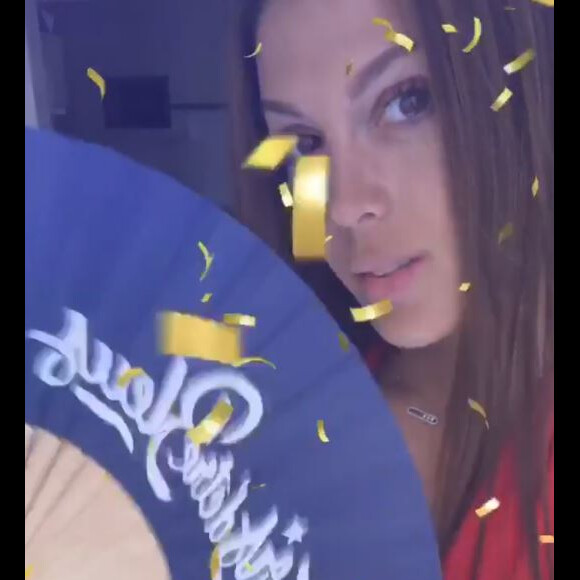 Iris Mittenaere à Paris pour regarder la demi-finale de la Coupe du monde 2018 - Instagram, 10 juillet 2018