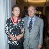 La princesse Maria Pia de Savoie et le prince Michel de Bourbon-Parme le 29 juin 2015 à Paris lors de la dédicace de l'ouvrage de Marisa Berenson "Elsa Shiaparelli's Private Album" chez Christie's.