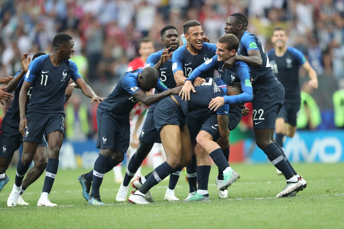 Coupe du monde 2018 : La France championne du monde, la Croatie KO -  Purepeople