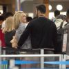 Exclusif - Britney Spears et son compagnon Sam Asghari arrivent à l'aéroport de New York (JFK) le 13 mai 2018.