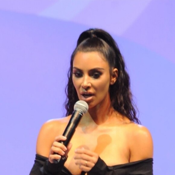 Kim Kardashian lors du Beautycon Festival LA 2018 au Convention Center à Los Angeles, le 15 juillet 2018