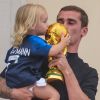 Antoine Griezmann revient dans sa ville natale de Mâcon pour célébrer son titre de champion du monde le 20 juillet 2018.