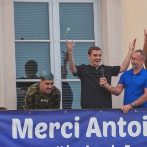 Antoine Griezmann revient dans sa ville natale de Mâcon pour célébrer son titre de champion du monde le 20 juillet 2018.