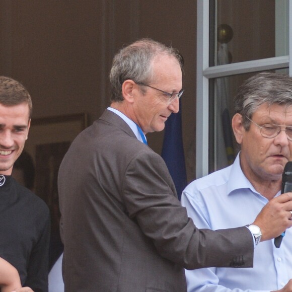 Antoine Griezmann revient dans sa ville natale de Mâcon pour célébrer son titre de champion du monde le 20 juillet 2018.