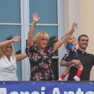 Antoine Griezmann revient dans sa ville natale de Mâcon pour célébrer son titre de champion du monde le 20 juillet 2018.