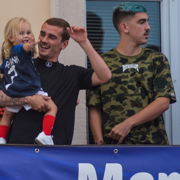Antoine Griezmann revient dans sa ville natale de Mâcon pour célébrer son titre de champion du monde le 20 juillet 2018.