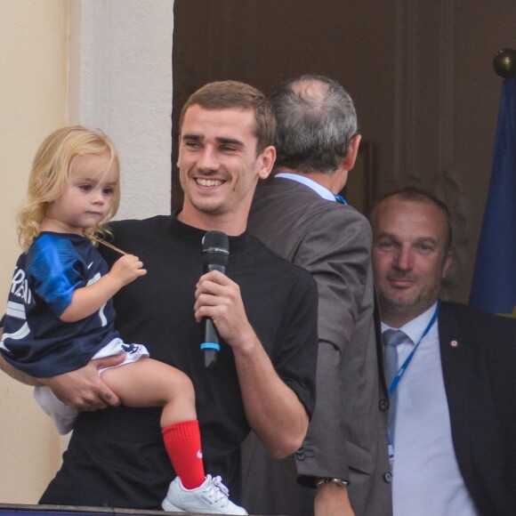 Antoine Griezmann revient dans sa ville natale de Mâcon pour célébrer son titre de champion du monde le 20 juillet 2018.