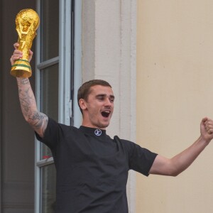 Antoine Griezmann revient dans sa ville natale de Mâcon pour célébrer son titre de champion du monde le 20 juillet 2018.