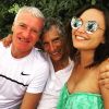 Didier Deschamps en vacances à Saint-Tropez avec Nagui et Valérie Bègue. Instagram, le 21 juillet 2018.