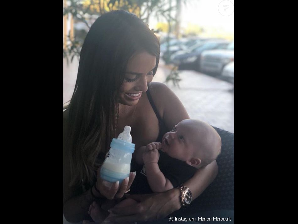 Manon Marsault et son fils Tiago - Instagram, 5 juillet 2018