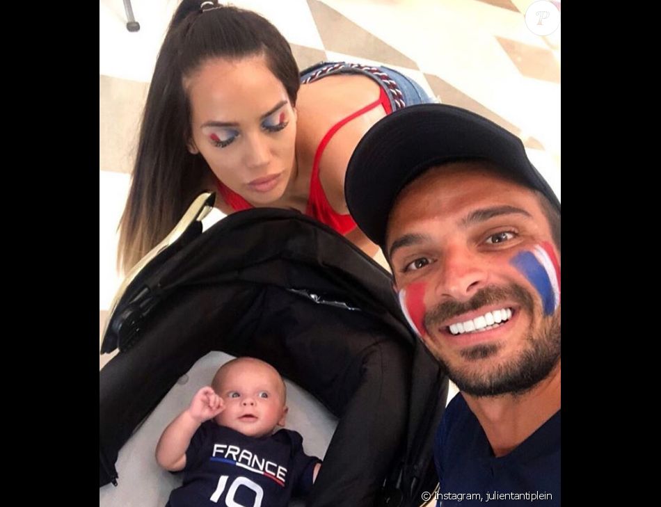 Manon Marsault, Julien Tanti et leur fils Tiago - Instagram, 15 juillet 2018