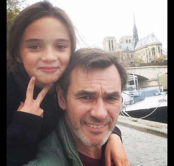Jérôme Bertin et Luna en bord de scène - Instagram, 24 octobre 2015