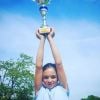 Luna, la fille de Jérôme Bertin, remporte un concours de saut d'obsacles - instagram, 17 mai 2016