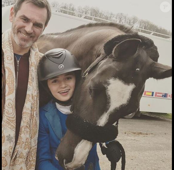 Jérôme Bertin et sa fille Luna - Instagram, 15 avril 2018