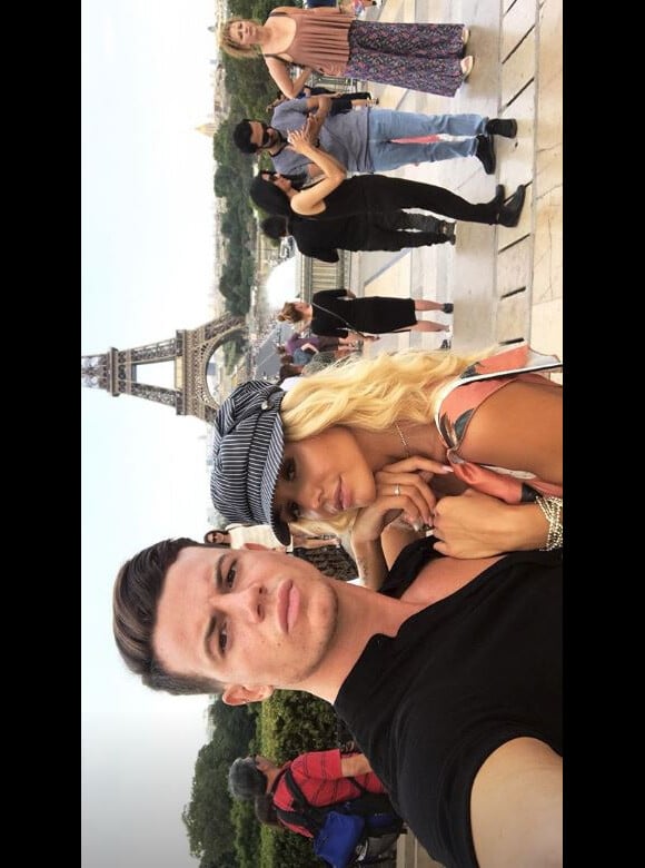 Adrien Laurent et sa petite amie Gerda - Instagram, 23 juillet 2018