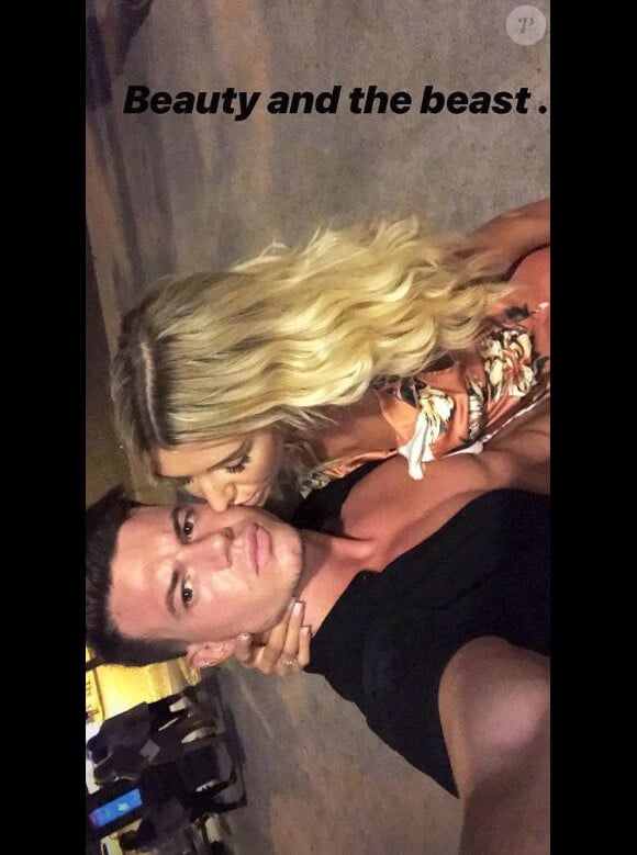 Adrien Laurent et sa petite amie Gerda - Instagram, 23 juillet 2018