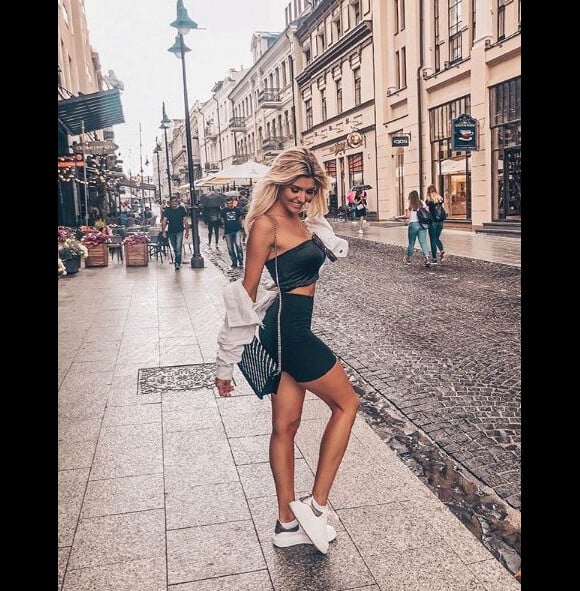 Gerda, la petite amie d'Adrien Laurent, à Paris - Instagram, 23 juillet 2018