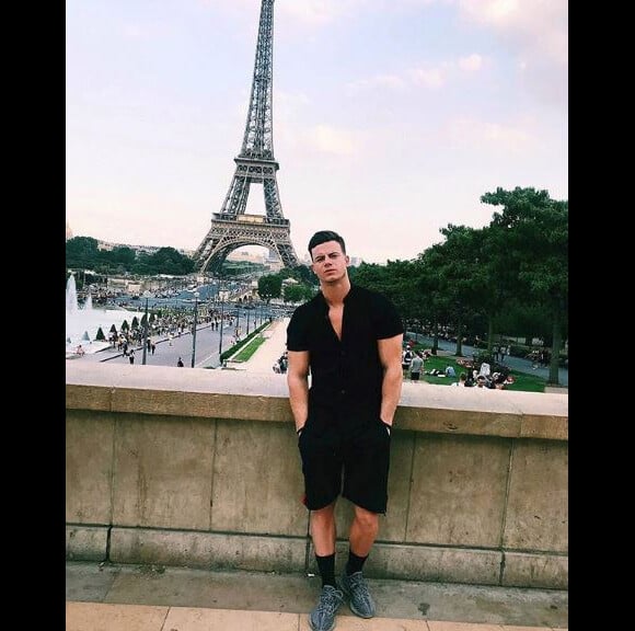 Adrien Laurent à Paris -Instagram, 13 juillet 2018