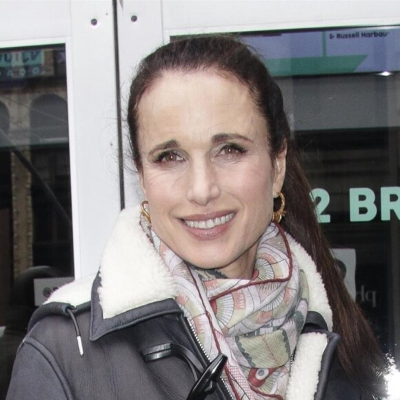 Andie MacDowell fait la promotion de son nouveau film 'Love After Love' à New York le 30 mars 2018.