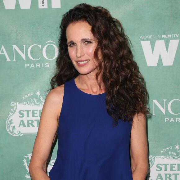 Andie MacDowell au 11ème Cocktail annuel Women In Film Pre-Oscar au Crustacean à Beverly Hills, le 2 mars 2018