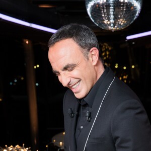 Exclusif - Nikos Aliagas lors de l'enregistrement de l'émission "Toute la musique qu'on aime" présentée par N.Aliagas à Paris le 4 décembre 2017. © Cyril Moreau / Bestimage