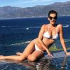 Cristina Cordula en bikini, pendant ses vacances en Corse, août 2016