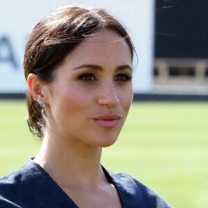 Meghan Markle, la Duchesse de Sussex au Royal Berkshire Polo Cup où le Duc participe aujourd'hui à la Coupe ISP Hanz de Sentebale à Windsor au Royaume-Uni le 26 janvier 2018