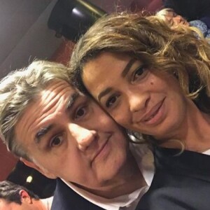Pierre Ménès et sa femme Melissa Acosta - Instagram, 22 décembre 2017