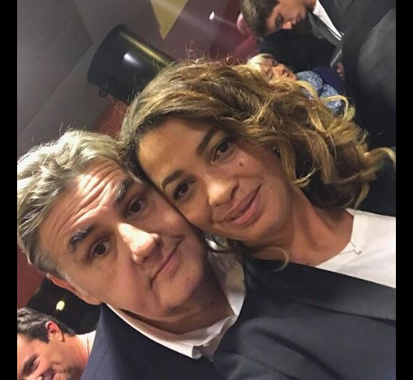 Pierre Ménès et sa femme Melissa Acosta - Instagram, 22 décembre 2017