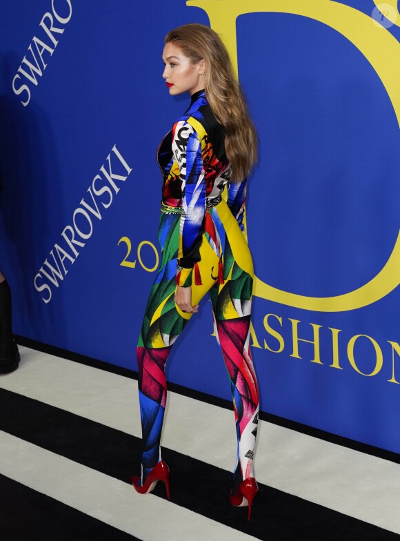 Gigi Hadid aux CFDA Fashion Awards 2018 à New York City, New York, le 4 juin 2018.