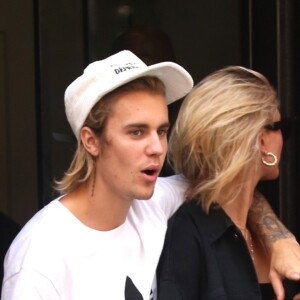 Justin Bieber et sa fiancé Hailey Baldwin en pleine séance de shopping à New York Le 27 juillet 2018