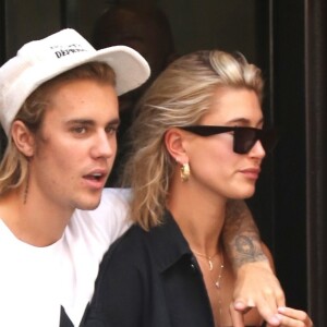 Justin Bieber et sa fiancé Hailey Baldwin en pleine séance de shopping à New York Le 27 juillet 2018