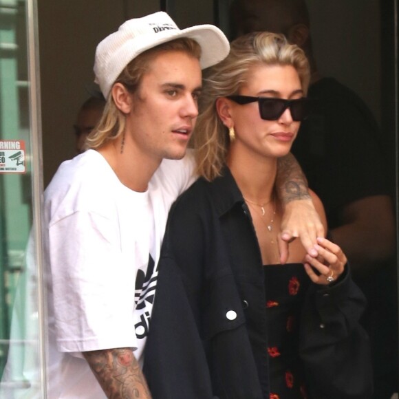 Justin Bieber et sa fiancé Hailey Baldwin en pleine séance de shopping à New York Le 27 juillet 2018