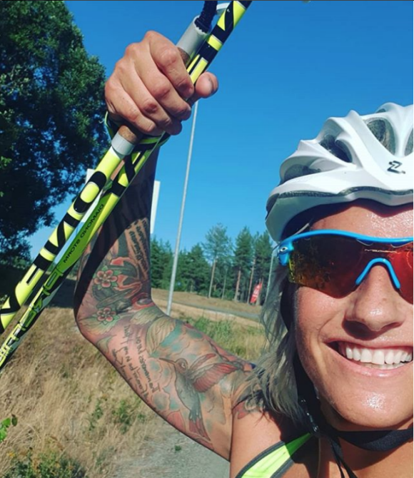 Dernière photo Instagram, le 27 juillet 2018, de Vibeke Skofterud, championne de ski de fond norvégienne retrouvée morte à 38 ans le 29 juillet 2018 suite à un accident de jet-ski près d'Arendal.